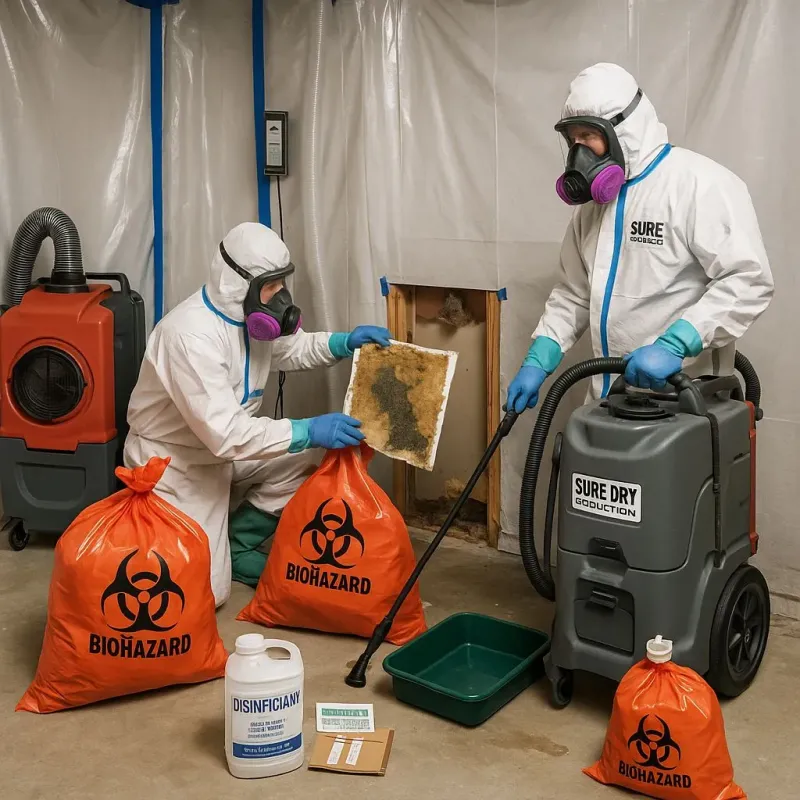 Contaminated Water Handling Protocols process in Vineland, MN